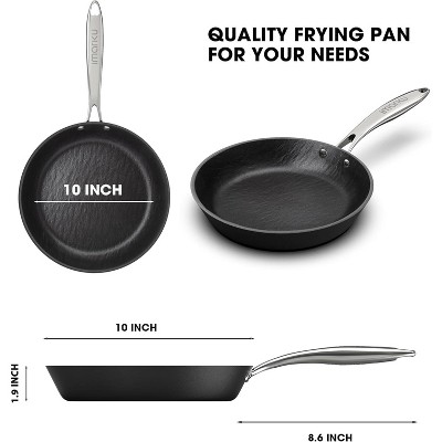 imarku Nonstick Frying Pans - 12 inch Nonstick Skillet, Frying Eggs Pan, Dishwasher Safe for Cooking with Stainless Steel Handle,Even Heat Conduction