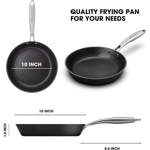 imarku Nonstick Frying Pans - 12 inch Nonstick Skillet, Frying Eggs Pan, Dishwasher Safe for Cooking with Stainless Steel Handle,Even Heat Conduction - 1 of 4