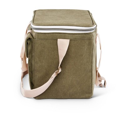 Igloo Nostalgia Lunch Sack - Olive: Insulated Polyester Canvas with Front Pocket