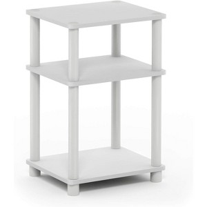 3-Tier End Table, Open Shelves Night Stand, Bedside Table, Toolless Assembly - 1 of 4
