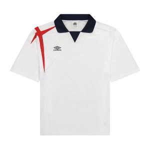 Umbro Men's Boxy Football Shirt - White, M : Target