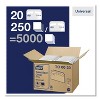 Tork Toilet Seat Cover, Half-Fold, 14.5 x 17, White, 250/Pack, 20 Packs/Carton - 3 of 4