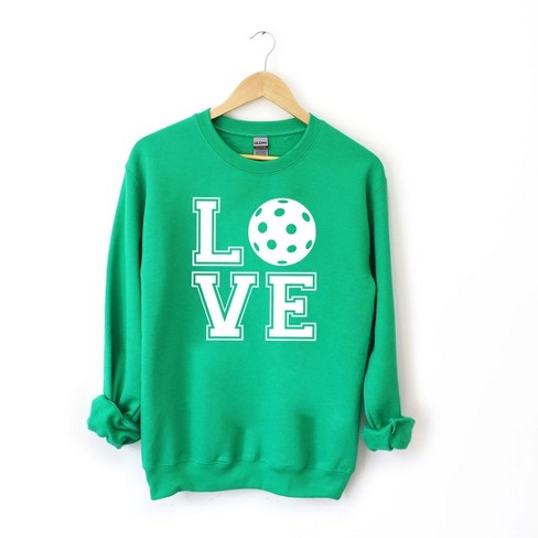 Simply Sage Market Women's Graphic Sweatshirt Pickleball Love - image 1 of 3