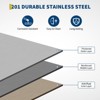 COZONY Stainless Steel Commercial Work Table with Backsplash, NSF Certified Heavy Duty Prep Table for Kitchen & Garage - 3 of 4