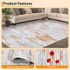 COZONY Low Pile Accent Rug Runner with Modern Abstract Pattern, Washable Non-Slip Carpet Mat for High Traffic Areas - 2 of 4