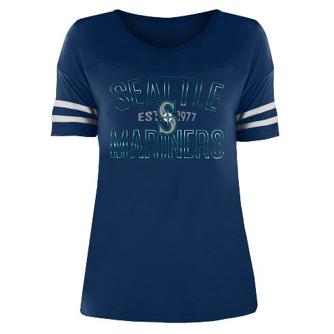 Mlb Seattle Mariners Women's Dugout Poly Rayon T-shirt : Target