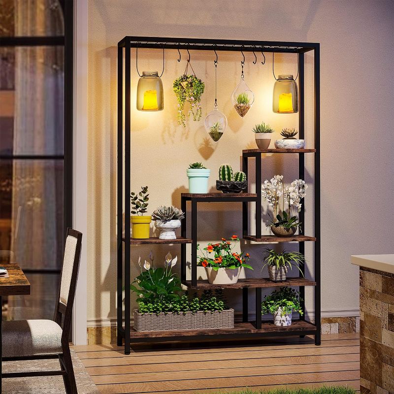 Tribesigns 5-Tier Tall Indoor Plant Stand, 5 of 7