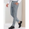 Lars Amadeus Men's Plaid Dress Classic Fit Formal Checked Trousers - 2 of 4