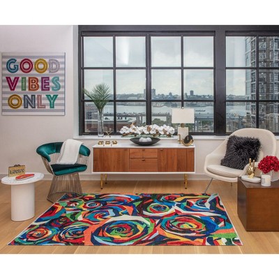 Elizabeth Sutton Maisie MI20A Modern Abstract/Floral Area Rug