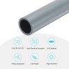 Unique Bargains PVC Water Plumb DIY Crafts High Impact Rigid Round Pipes 8" Length - 3 of 4