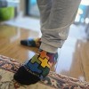 Colorful Puzzle Pattern Socks from the Sock Panda (Men's Sizes, Adult Large) - 2 of 4