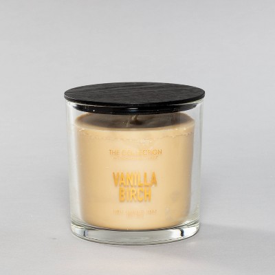 13oz Lidded Glass Jar 2-Wick Candle Vanilla Birch - The Collection By Chesapeake Bay Candle