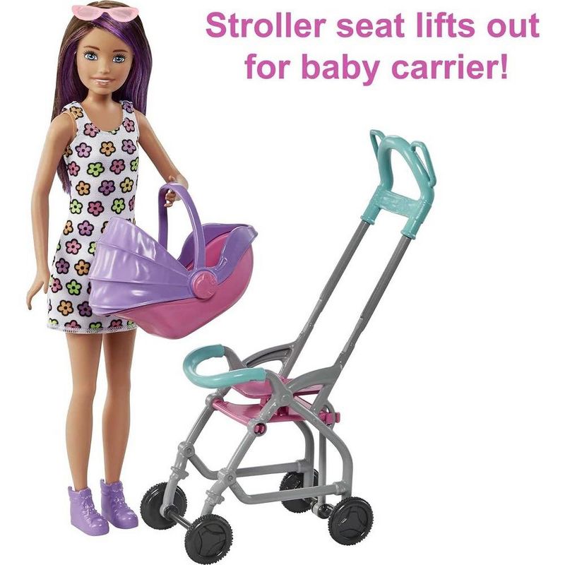Barbie Skipper Babysitters Inc. Stroller Playset with Skipper & Baby Dolls,, 2 of 7