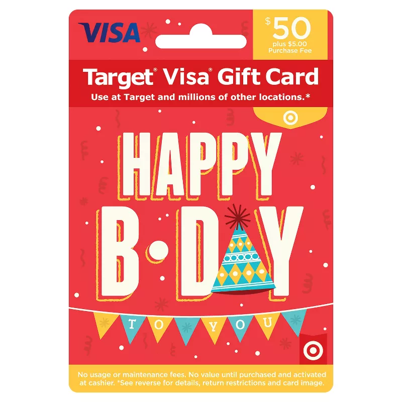 Visa - Visa Gift Card, $50, Shop