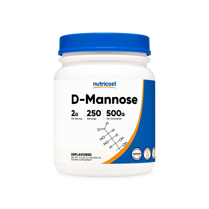 Nutricost D-Mannose Powder (500 Grams), 1 of 6