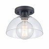 Elk Home Julian 1 - Light Semi-Flush Mount in  Matte Black - 3 of 3