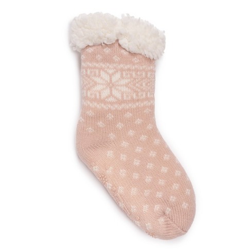 Muk Luks Kid's 1 Pair Pack Cabin Socks : Target