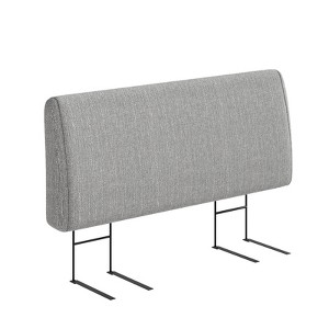 Pinmoco Full Adjustable Headboard, Ergonomic Upholstered Foam Headboard, Gray - 1 of 4