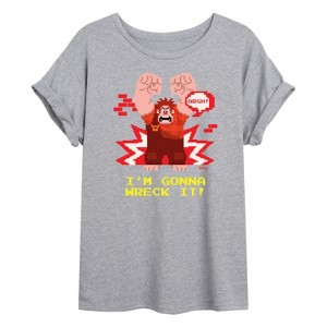 Women's - Disney - I'm Gonna Wreck It Oversized Graphic T-Shirt - 1 of 4