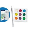 Faber-Castell Paint by Number Watercolor Set - Farmhouse: Craft Kit for Adults & Kids, Includes Paint Palette & Brush - 2 of 4