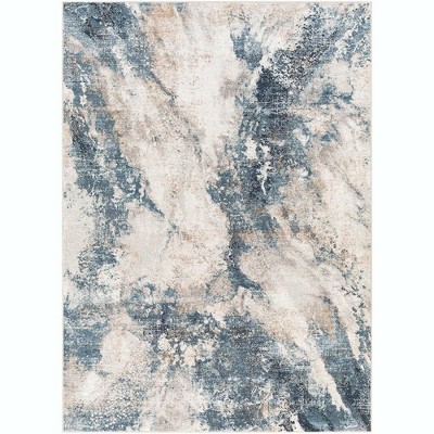 Mark & Day Guthrie Center 5'3"x7' Rectangle Woven Indoor Area Rugs Navy