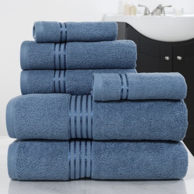 2pc Luxury Cotton Bath Towels Sets Taupe Brown - Yorkshire Home