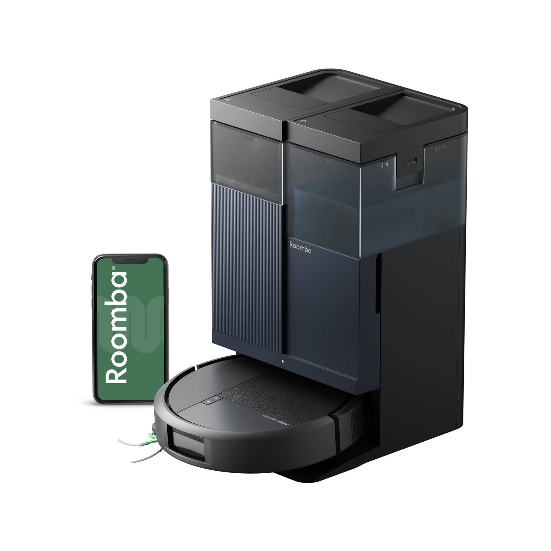 iRobot G285020 Roomba Plus 415 Combo + AutoWash Dock 5.9" Cleaning Path Black