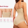 Nebility™ Square Neck Seamless Shapewear Bodysuit - Tummy Control Waist Trainer Body Shaper - 4 of 4