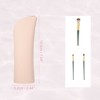 Unique Bargains Portable Stand-Up Silicone Travel Makeup Brush Bag 1 Pc - 4 of 4