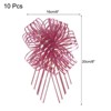 Unique Bargains Christmas Wedding Car Basket Gift Wrapping Big Organza Pull Bow 10 Pcs - 2 of 4