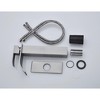 LunaLulinlk Waterfall Spout Bathroom Faucet,Single Handle Bathroom Vanity Sink Faucet - 2 of 4