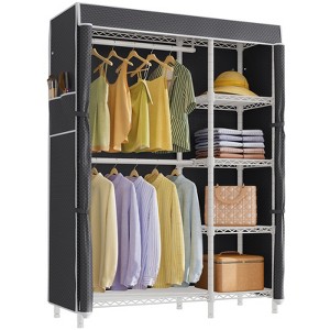 VIPEK V7C Basic Garment Rack with Cover Portable Closets, White Clothing Rack with Cover - 1 of 4