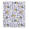 Illumination Lazy Minions Club Gray, Blue, Yellow, and White Let Me Sleep 4 Piece Toddler Bed Set - image 4 of 4