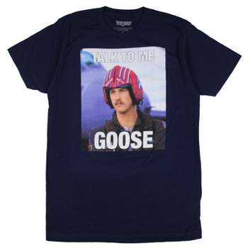 Top Gun Mens' Talk to Me Goose Nick Bradshaw T-Shirt Adult