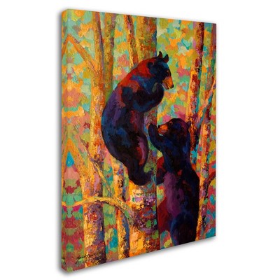 Trademark Fine Art -Marion Rose 'Two High' Canvas Art