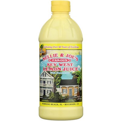 Nellie & Joes Key West Lemon Juice - 12 pack, 16 fo