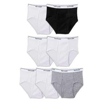Fruit Of The Loom 7 Pack Boys Cotton Stay Cool & Dry Tagless Briefs
