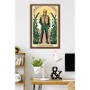 Trends International Wicked: For Good (2025) - A Man Made Of Straw Framed Wall Poster Prints Mahogany Framed Version 22.375" x 34" - 2 of 4