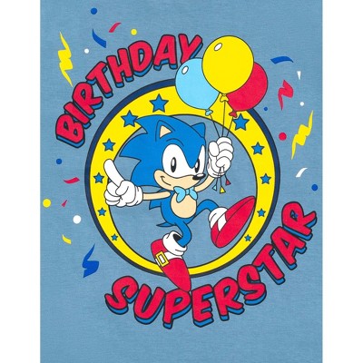 Sonic the Hedgehog Birthday Little Boys T-Shirt Blue 6 — фото 3