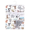 Hudson Baby Plush Blanket with Furry Binding and Back, Zoo Animals, One Size - image 2 of 2