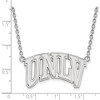 Black Bow Jewelry Sterling Silver Nevada Las Vegas Runnin Rebels NCAA Necklace 18 Inch - 2 of 4
