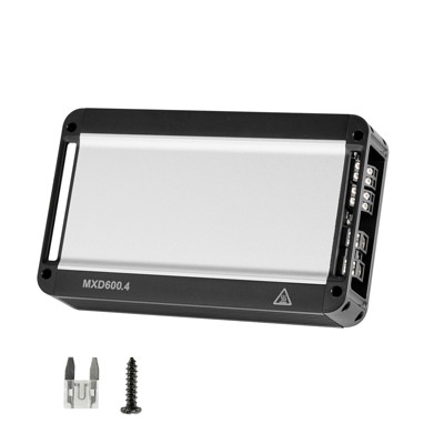 Blaupunkt 1500W Monoblock Car Amplifier - Slim 1-Channel Amp For Subwoofers & Car Audio