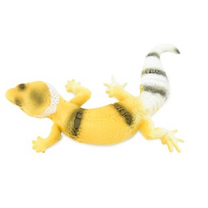 Collectible Wildlife Gifts | Gecko, Leopard Gecko Lizard, Museum Quality, Hand Painted, Rubber Reptile, Realistic Toy Model, Gift,  3"   CH296 BB128 - 1 of 4