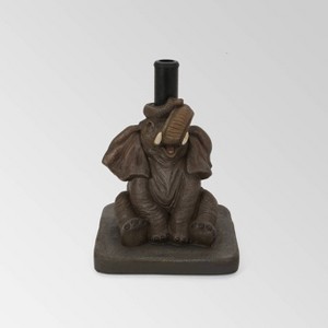 Finchley Elephant Umbrella Base Gray - Christopher Knight Home - 1 of 4