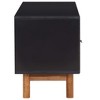vidaXL TV Stand 39.4 in.x13.8 in.x17.7 in. Solid Wood Acacia and MDF - 3 of 4
