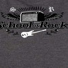 Women's School of Rock Original Logo Graphic Racerback Tank - Heather Charcoal - Medium - 2 of 3