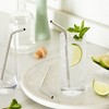 True Sippy Stainless Steel Cocktail Straws, Reusable Metal Straws, Dishwasher Safe, 8 Inch, Set of 4, Silver - 4 of 4