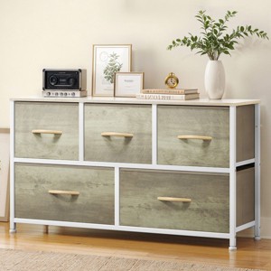 Dresser for Bedroom with 5 Drawers, Chest of Drawers, Fabric Dresser Storage Organizer for Closet, Living Room - 1 of 4