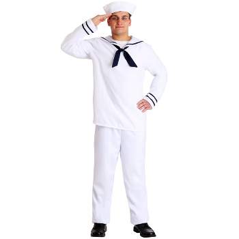 HalloweenCostumes.com Men's White Sailor Costume