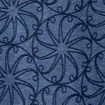 heather slate blue medallion